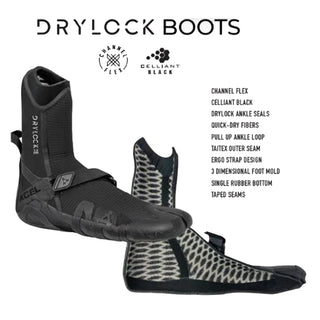 XCEL DRYLOCK 5MM SPLIT TOE BOOT