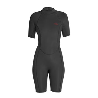 XCEL WOMEN'S AXIS SHORT SLEEVE SPRINGSUIT 2MM BLACK