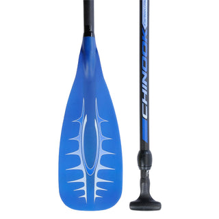 CHINOOK SUP PADDLE | CHINOOK BLUE HYBRID CARBON/GLASS - ADJUSTABLE 2PC