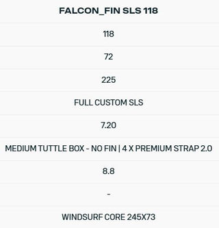 DUOTONE FALCON FIN SLS 2026
