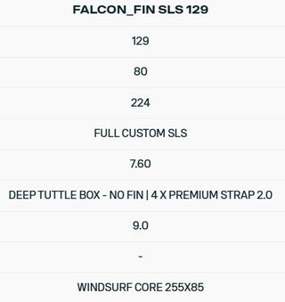 DUOTONE FALCON FIN SLS 2026
