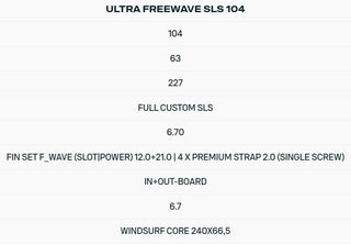 DUOTONE ULTRA FREEWAVE SLS 2026