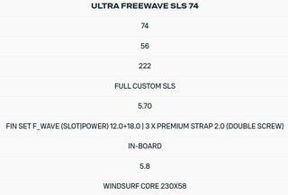 DUOTONE ULTRA FREEWAVE SLS 2026