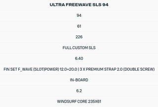 DUOTONE ULTRA FREEWAVE SLS 2026