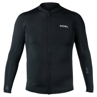 XCEL AXIS MEN'SL/S FRONT ZIP 1.5MM TOP