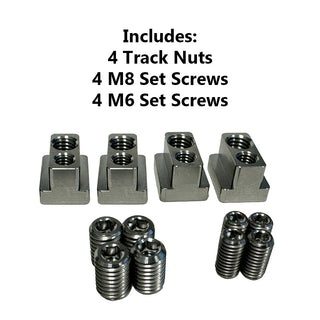 FOILITE TITANIUM FOIL TRACK LOCK UNIVERSAL TRACK NUT SET